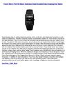 Fossil Men's FS4159 Black Stainless Steel Bracelet Black Analog Dial Watch