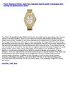Fossil Women's ES2421 Gold-Tone Stainless Steel Bracelet Champagne Glitz Analog Dial Multifunction Watch