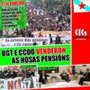 Díptico sobre o acordo das pensións - UGT e CCOO venderon as nosas pensións