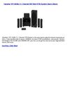 Yamaha YHT-393BL 5.1 Channel 500 Watt HTiB System (Each, Black)