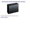 Yamaha NS-C210BL 2-Way Bass-Reflex Center Speaker - Each (Black)