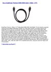 Cheap Price Electronics - Premium HDMI-HDMI Cable (1 Meter 3 FT)