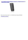 Cheap Price Electronics - Philips SRP200327 Universal 3 In 1 Remote Control for TV and DVD with XL Buttons