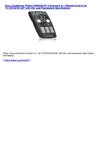 Cheap Price Electronics - Philips SRP400427 Universal 4 In 1 Remote Control for TV,VCR,DVD,SAT with XXL and...