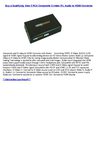 Cheap Price Electronics - New 3 RCA Composite S-video RL Audio to HDMI Converter