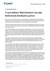 Y-cam delivers ‘Real Solutions’ via new Netherlands distribution partner
