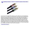 Cheap Price Electronics - Monster ULT V800 CV-4 Ultra 800 Component Video Cables (4 feet)