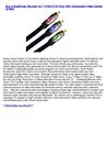 Cheap Price Electronics - Monster ULT V1000 CV-8 Ultra 1000 Component Video Cables (8 feet)