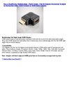 Cheap Price Electronics - Mediabridge - Right Angle ( Flat 90 Degree Horizontal Straight to Horizontal Side) HDMI...