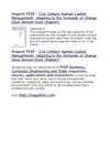 21st Century Human Capital Management Adapting to the Demands of Change (Row Henson Book Chapter)