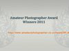 Amateur Photographer Award Winners 2011 - Entry Compact System Camera of the Year