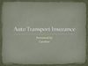 Auto Transport Insurance