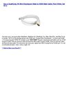 Cheap Price Electronics - 6ft Mini Displayport Male to HDMI Male Cable (Pure White, Set of 1)