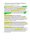 African American Essay: Discover the Mysteries of Black Color 