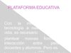 plataforma educativa
