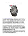 Polar F11 – Outstanding Heart Rate Monitor Watch