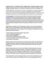 Angelo Sferrazza, President, The IL Bridge Fund, Cincinnati, Ohio to apply Bridge Funding Programs to Potential...
