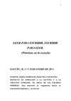 Leer para escribir