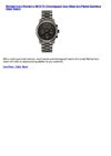 Michael Kors Women's MK5170 Chronograph Gun Metal Ion-Plated Stainless Steel Watch