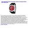 Swiss Legend Men's 20067-05 Commander Collection Chronograph Red Dial Black Rubber Watch