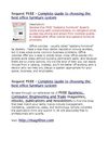 BuyerZone, Inc., Complete Guide to choosing the best office furniture system, furniture vendor, multiple vendors, vendor