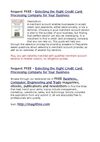 InsideUp, Inc., Selecting the Right Credit Card Processing Company for Your Business, merchant, Accounting, credit...