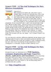 Presentation Advisors, Presentation AdvisorsTips, 10 Tips And Techniques For More Effective Presentations, effective...