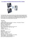 2 in 1 Wireless 2.4G Video Door Phone Intercom with TWO 3.5 Monitor