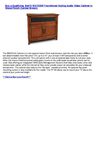 Cheap Price Electronics - Bell'O WAVS326 Transitional Styling Audio Video Cabinet in Wood Finish (Carmel Brown)