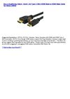Cheap Price Electronics - Black Gold 1.3b Type C Mini HDMI Male to HDMI Male Cable for Nikon D5000