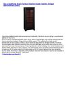 Cheap Price Electronics - Bush Furniture Stanford Audio Cabinet, Antique BlackHansen Cherry