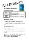 Full informatiu del 31 de gener al 4 de febrer del 2011