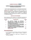Actividades Primera semana UDES San Vicente
