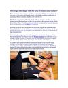 How to get into shape with the help of fitness camp trainer?