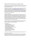Spring 2011 Food Safety Certification Courses at Harrisburg University