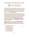 Web development – Catch your customer in your door