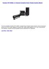 Yamaha YHT-494BL 5.1-Channel Complete Home Theater System (Black)