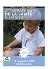 PV_rencontres de la santé_nov.2009