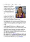 Black Halo Celebrity Watch: Jillian Barberie