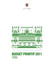 Budget primitif 2011