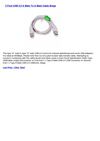 3 Foot USB 2.0 A Male To A Male Cable Beige