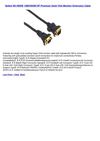 Belkin 6ft HDDB 15MHDDB15F Premium Gold VGA Monitor Extension Cable