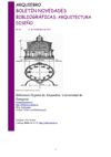 ArquiEbro nº 11 Boletín de novedades Bibliográficas de Arquitectura y Diseño de la Biblioteca Hypatia de...