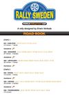 Road Book Rallyman Rally Sweden