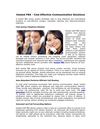 Hosted PBX - Cost Effective Communication Solutions