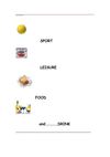 Sport, leisure, food and drink in the UK