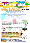 planning Mars-Avril secteur ados