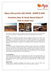 TEXTE ABU DHABI COMBINE DESERT ET MER ANANTARA