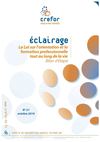 Eclairage CREFOR loi sur la formation orientation tout au long de la vie