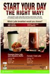 START YOUR DAY THE RIGHT WAY POSTER